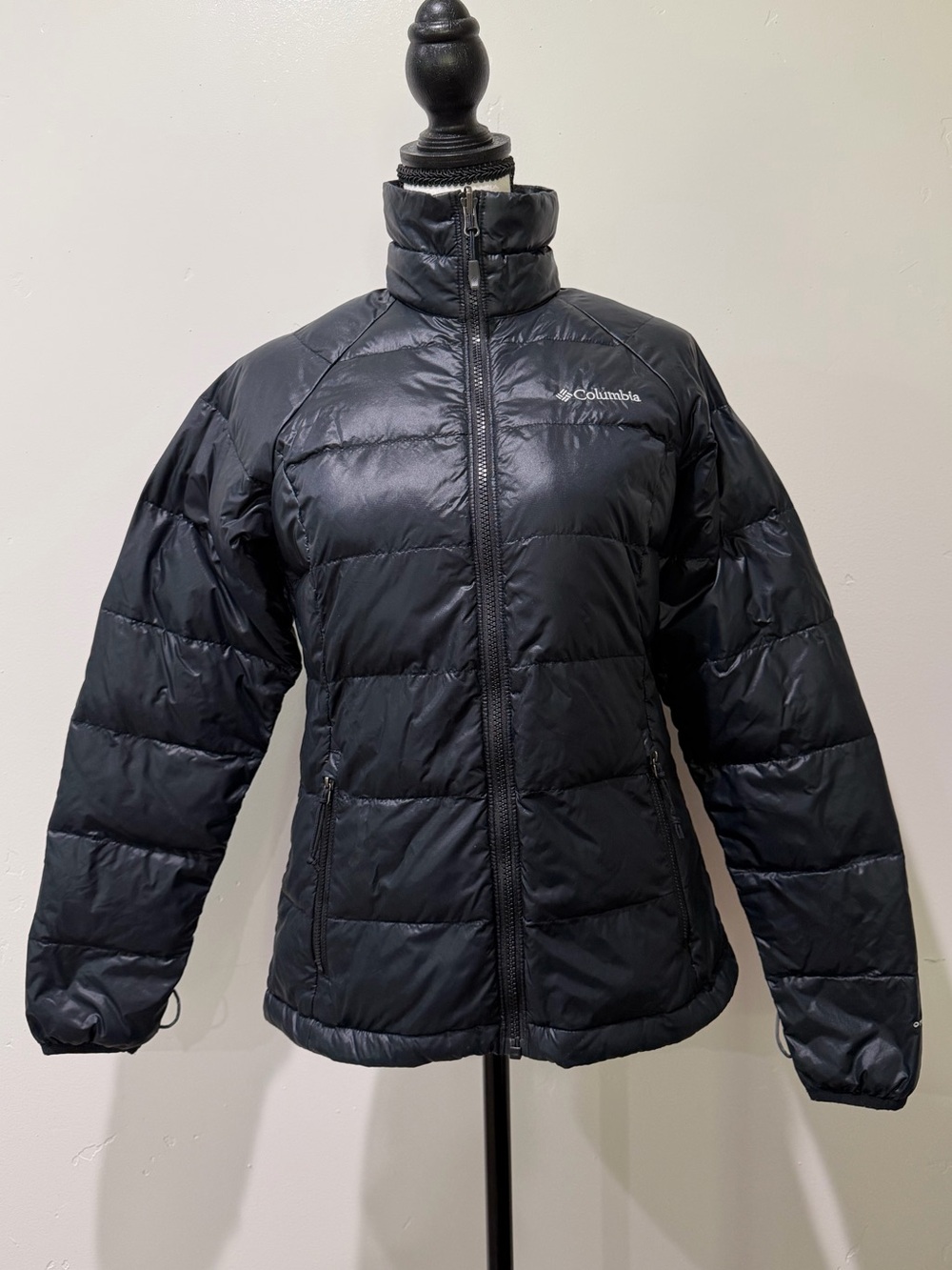 Columbia Omni-Heat 650 Down Jacket Black Puffer Interchange XL0219